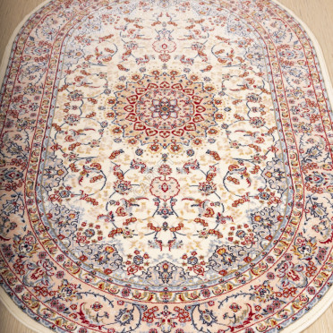 Монгольский ковер HUNNU (шерсть + вискоза) 6C1101 001 овальный