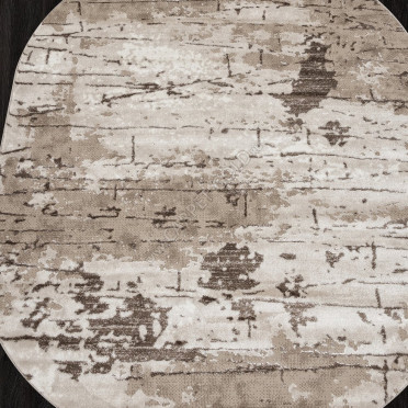 Ковер в стиле модерн F174 - BEIGE - Овал - коллекция ALABAMA