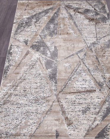 Ковер турецкий 04022C ARMINA (PP Heatset Высокоплотный, бежевый, серый)