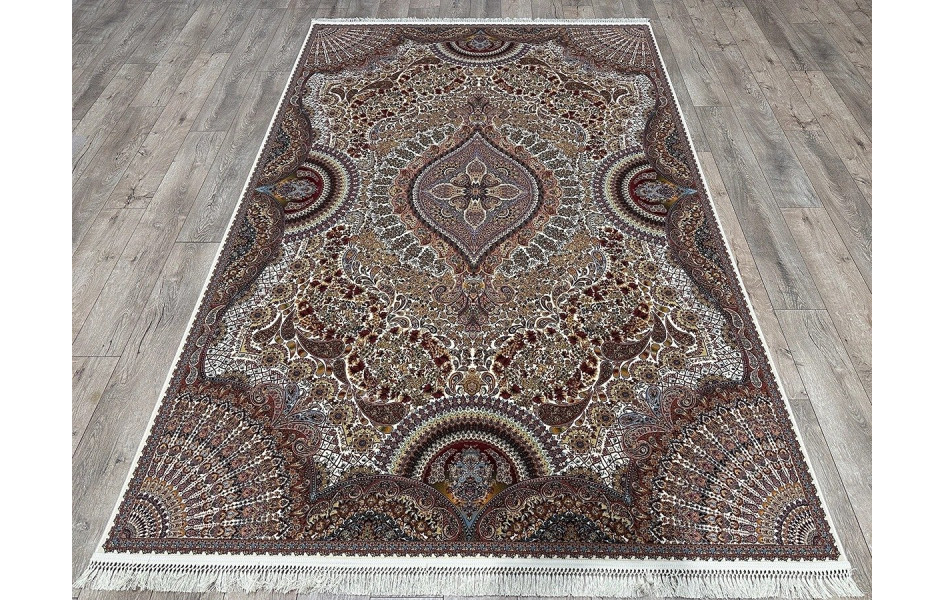 Ковер турецкий Абришим 3843 crem прямоугольный