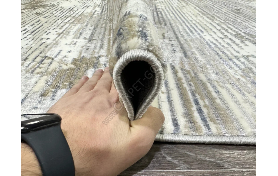 D071A_CREAM SHIRINK BLUE FDY Semnan