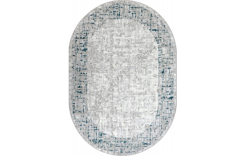 Ковер F292 - GRAY - Овал - коллекция PALERMO