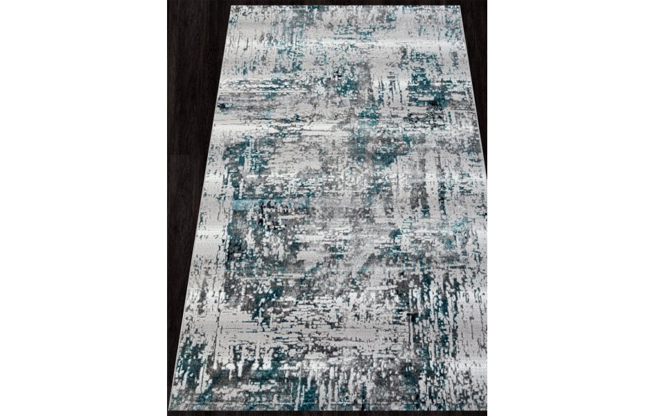 Ковер 00065A - TURQUOISE / GREY - Прямоугольник - коллекция PARADIZE