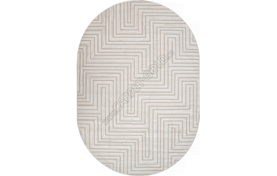 Ковер F412 - CREAM - Овал - коллекция DIOS